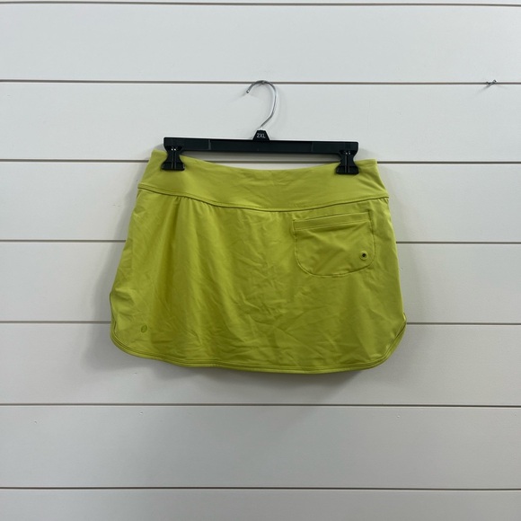 CRZ YOGA Lime Green Swim Skirt - Picture 2 of 6